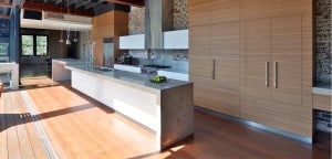 Waterfall Edge Island Bench GFRC Ed