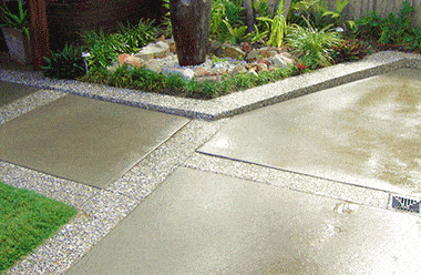 Concrete Patio Area by Flash Concrete Christchurch