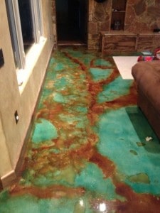 Acid Stained Floor